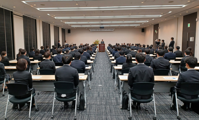 入社式