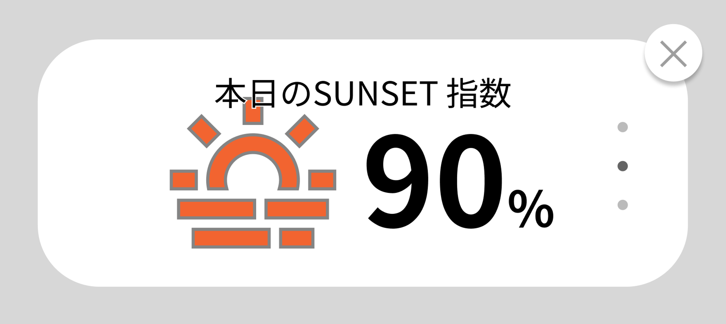 SUNSET指数2