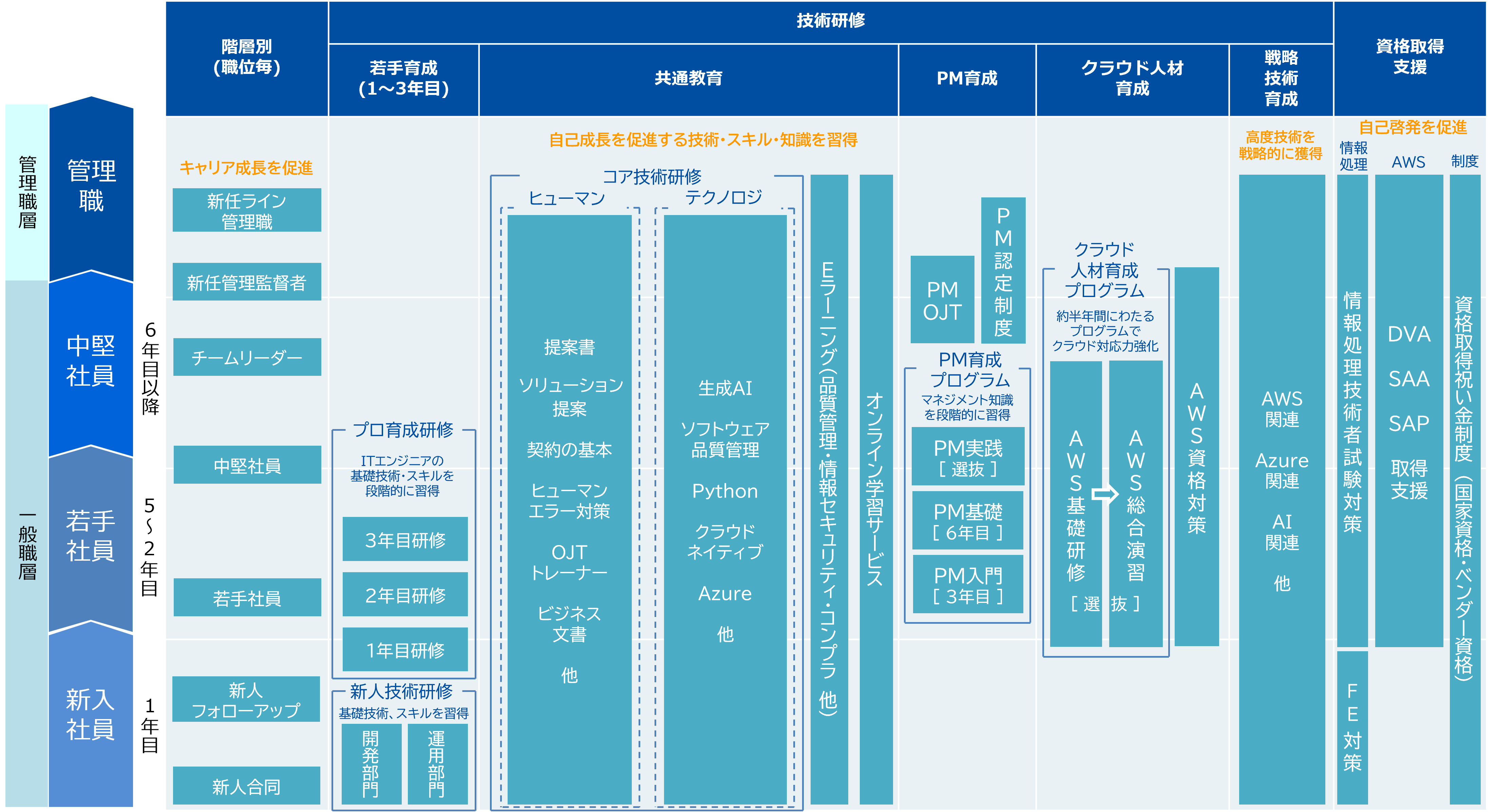 研修体系図